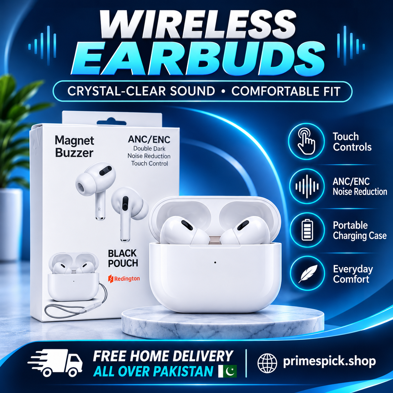 🎧WIRELESS EARBUDS ✨