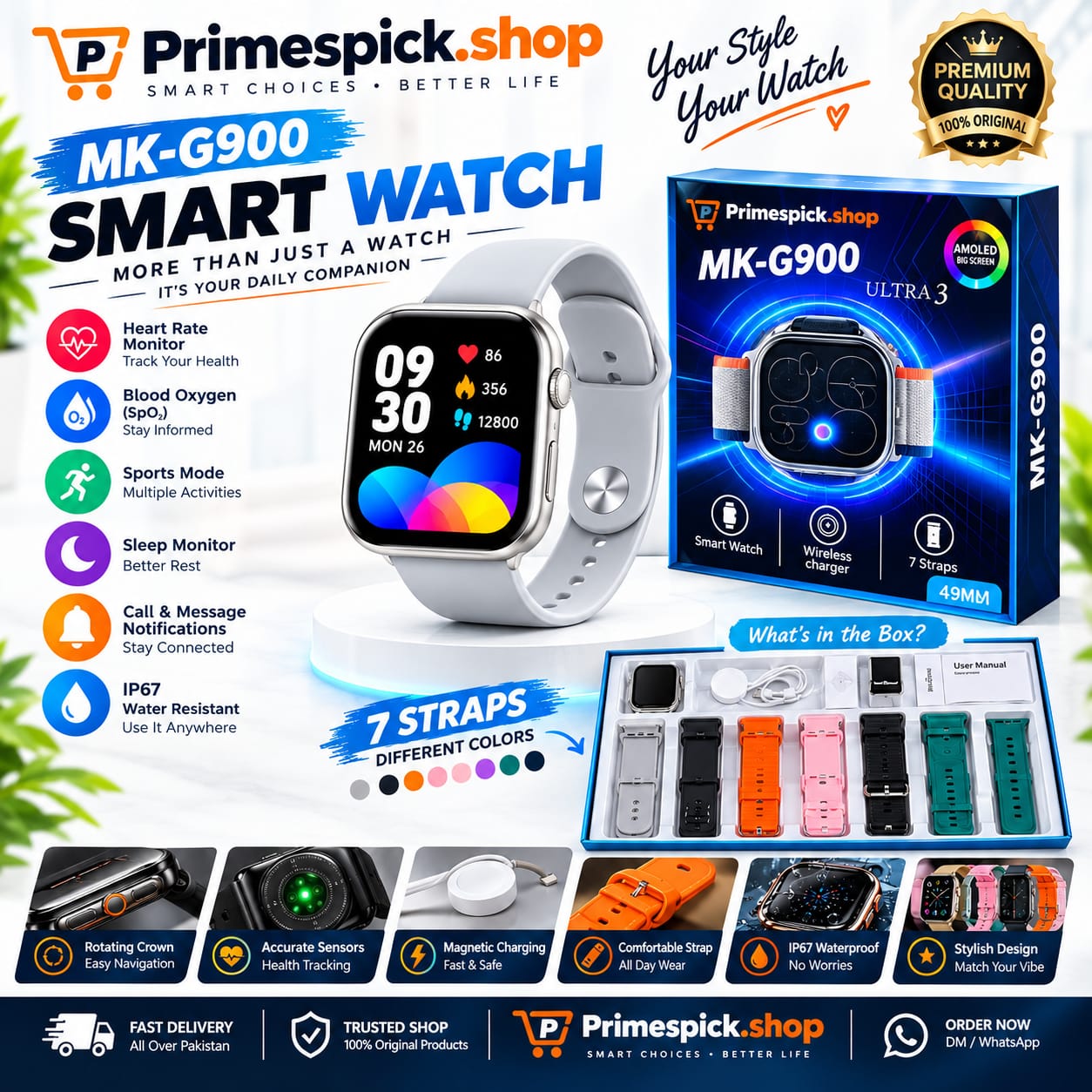 ⌚SMART WATCH COMBO ✨