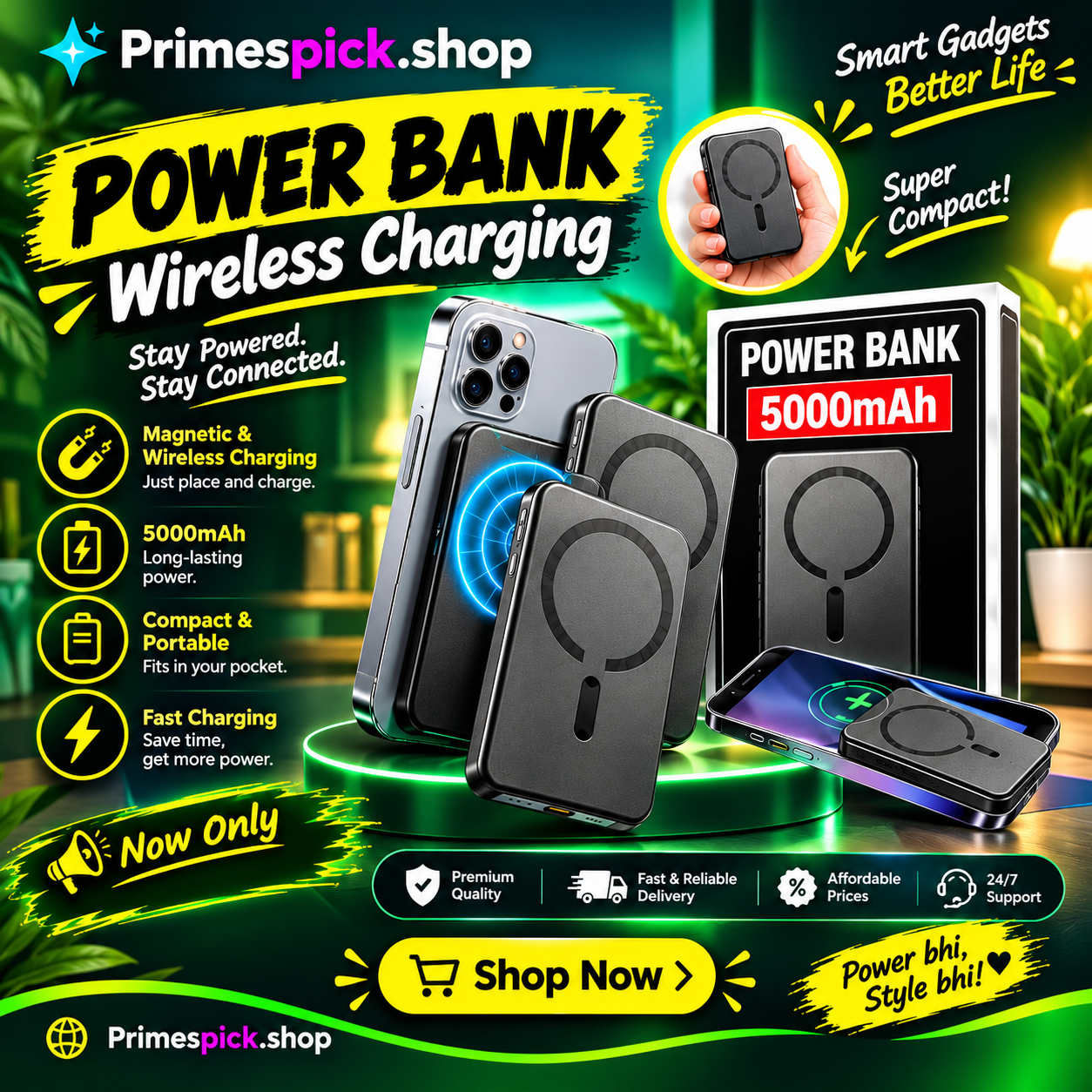 Wireless Power Bank🔋